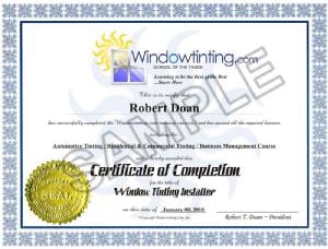 Sample Graduation Certificate